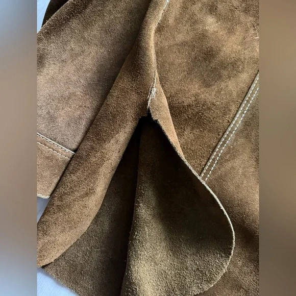 Vintage Leather Suede Rancher Jacket Western Styling Handmade Sz L - Picture 13 of 14